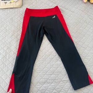 BCG Red and Black Women's Leggings